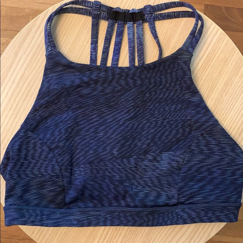 Lululemon six 6 navy sports bra. New, never worn.